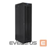Serveriai Lanberg  Rack cabinet 19" free-standing 47U/800x1000 (flat pack) with mesh door lCD V2, black | 