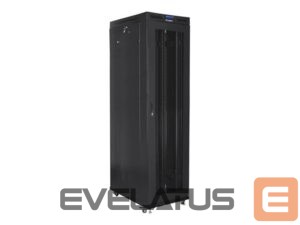 Serveriai Lanberg  Rack cabinet 19" free-standing 47U/800x1000 (flat pack) with mesh door lCD V2, black | 