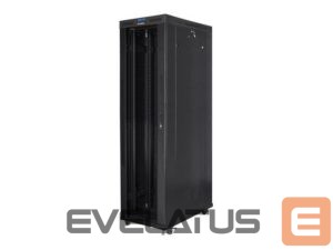 Serveriai Lanberg  Rack cabinet 19" free-standing 47U/800x1200 (flat pack) with glass door lCD V2, black | 