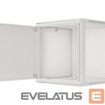 Servers Lanberg  Rack cabinet 19" wall-mount 12U/600x600 for self-assembly with metal door (flat pack), grey | 