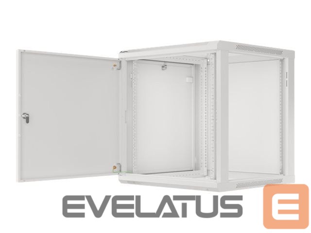 Serverid Lanberg Rack cabinet 19" wall-mount 12U/600x600 for self-assembly with metal door (flat pack), grey |