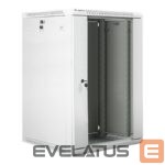 Серверы Lanberg  Rack cabinet 19" wall-mount 18U/600x600 (flat pack) V2, grey | 