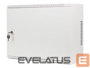 Servers Lanberg  Rack cabinet 19" wall-mount 4U+3U/540x200 low-profile, grey (assembled) | 