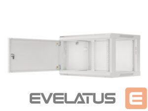 Servers Lanberg  Rack cabinet 19" wall-mount 6U/600x450 for self-assembly with metal door (flat pack), grey | 