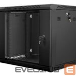 Serveri Lanberg  Rack cabinet 19" wall-mount 9U/600x450 (flat pack) V2, black | 