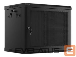 Servers Lanberg  Rack cabinet 19" wall-mount 9U/600x450 with perforated door (flat pack), black | 