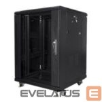 Serveri Lanberg  Rack cabinet 19" free-standing 15U/600x600 (flat pack), black | 