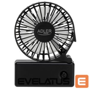 Fan Adler  Foldable mini fan | AD 7336 | Desk fan | Black | Diameter 6.5 cm | Number of speeds 1 