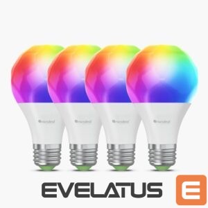 LED bulb Nanoleaf  Essentials Smart A60 Bulb E27 Matter WiFi 9W 900Lm RGBCW 2700-6500K, 4pcs pack |  Essentials Smart A60 Bulb Matter WiFi 900Lm 2700-6500K, 4pcs pack | E27 | 9 W | RGBCW 