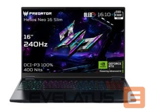 Laptop computer Acer  Predator Helios Neo 16S AI OLED PHN16S-71-96S5 16" FHD i9-275HX/32GB/1000GB/NVIDIA GF RTX 5070 Ti/Win11/ENG kbd/Black/2Y Warranty 