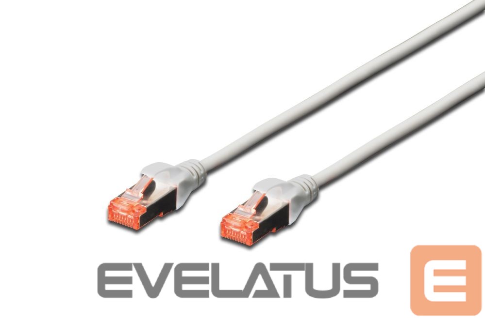 Adapteris Digitus CAT 6 S/FTP | Patch cord | Length 10 m | Grey