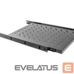 Kitos prekės Lanberg  19" Sliding Shelf 1U/465x750mm | AK-1011-B | Black 