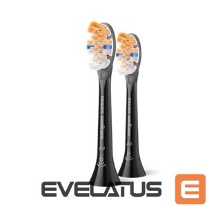 Zobu birste Philips  Replacement brush heads | HX9092/88 Sonicare Premium All-in-One | Heads | For adults | Number of brush heads included 2 | Black 