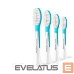 Hambahari Philips  Replacement brush heads | HX6044/90 Sonicare For Kids7+ | Heads | For kids | Number of brush heads included 4 | White/Blue 
