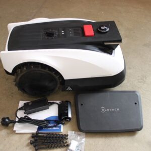 Putekļusūcējs Ecovacs  SALE OUT.  GOAT O500 Panorama Lawn Mower, Robot, Up to 500 m², Al camera navigation, SmartEdge, White |  Lawn Mower GOAT O500 Panorama | NO ORIGINAL PACKAGING, USED, DIRTY, SCRATCHED, BENT LID LEG 