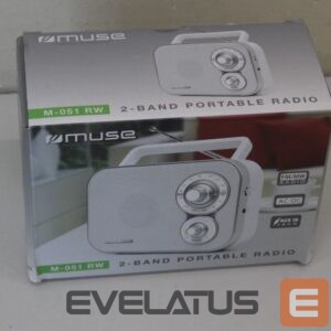Interactive solution Muse  SALE OUT.  M-051RW Portable Radio |  Portable Radio | M-051RW | AUX in | White | DAMAGED PACKAGING 