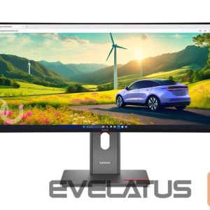 Monitorid Lenovo  ThinkVision | P34WD-40 | 34 " | IPS | 21:9 | 120 Hz | 4 ms | 3440x1440 pixels | 350 cd/m² | HDMI ports quantity 1 | Eclipse black | Warranty 36 month(s) 