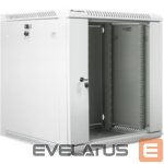 Kitos prekės Lanberg  | Rack cabinet 19" wall-mount 12U/600x600 (flat pack) V2 | WF01-6612-10S | Grey 