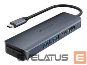 Bezvadu austiņas HYPER  | Drive EcoSmart Gen.2 Universal USB-C 6-in-1 Hub with 100 W PD Power Pass-thru 