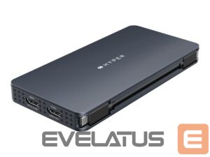 Bezvadu austiņas HYPER  | Drive Universal Silicon Motion USB-C 10-in1 Dual HDMI Docking Station | Ethernet LAN 