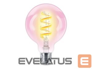 LED pirn WIZ  Philips Smart WiFi Filament Clear G95 RGB | E27 | 6.3 W | Full colour 
