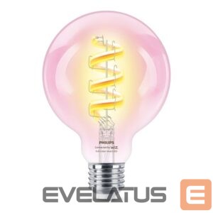 LED pirn WIZ  Philips Smart WiFi Filament Clear G95 RGB | E27 | 6.3 W | Full colour 