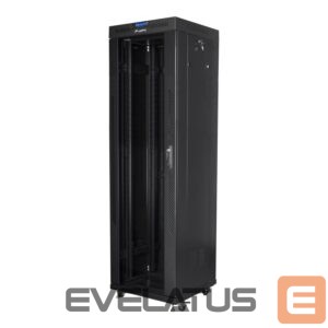 Other goods Lanberg  | Rack cabinet 19" free-standing 42U/600x600 (flat pack) with glass door lCD V2 | FF01-6642-12BL | Black 