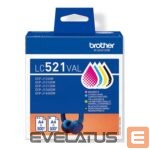 Tarvikud ja tarvikud Brother  LC521VAL Inkjet Cartridge Value Pack C/M/Y/K | 