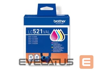 Printer accessories Brother  LC521VAL Inkjet Cartridge Value Pack C/M/Y/K | 