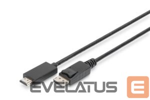Monitor accessory Digitus  Adapter Cable, DP - HDMI type A | DisplayPort to HDMI | 2 m 