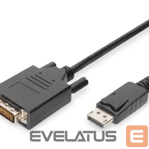 Monitori tarvik Digitus  Adapter Cable, DP - DVI | DisplayPort | 2 m 