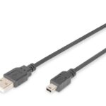 Cable Digitus  Connection Cable, 1.8 m | AK-300108-018-S | USB Type A to USB Mini B 
