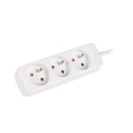 Serverid Lanberg  Cable Power Strip, 3X French Outlets Quality-Grade Copper, 1.5 m | PS0-03E-0150-W 