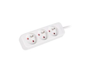 Servers Lanberg  Cable Power Strip, 3X French Outlets Quality-Grade Copper, 1.5 m | PS0-03E-0150-W 
