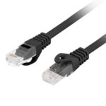 Monitori tarvik Lanberg  Patchcord Cat.6 UTP LSZH CU | PCU6-10CU-1000-BK | 10 m 