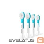 Toothbrush Philips  Toothbrush Heads | HX6034/90 Sonicare For Kids3+ | Heads | For children | Number of brush heads included 4 | White/Blue 