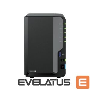 Zibatmiņa Synology  DiskStation | DS225+ | Intel Celeron | J4125 | 2 GB | DDR4 | Black 