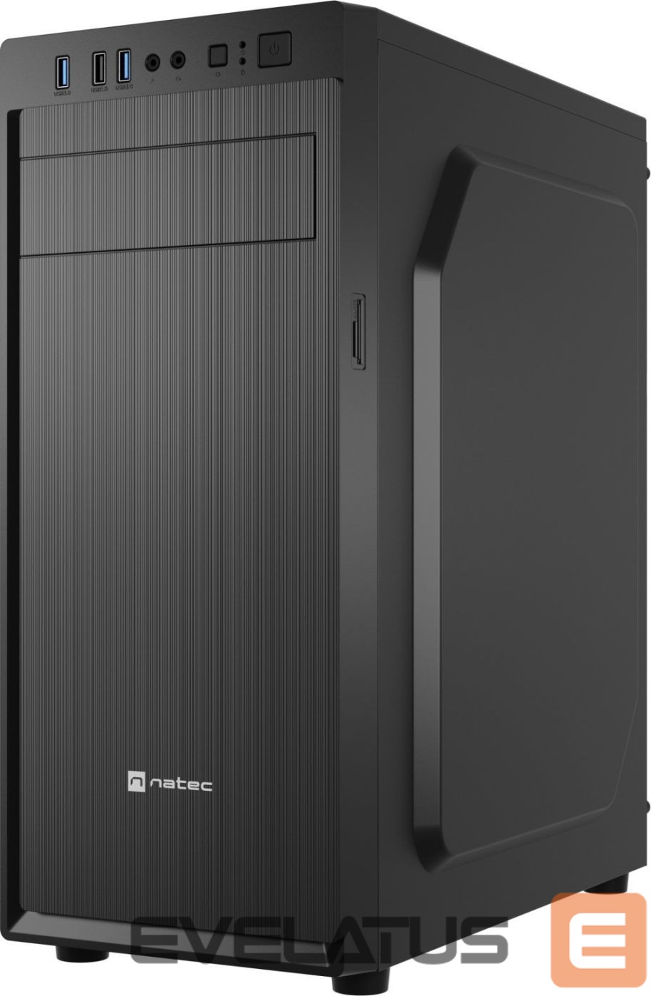 Computer case Genesis PC Case | Natec Aracanta | Black | Midi Tower | Power supply included No