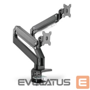Televizoriaus laikiklis Digitus  Desk Mount | DA-90427 | Adjustable Height, Rotate, Tilt, Swivel | 15-35 " | Maximum weight (capacity) 2x15 kg | Black 