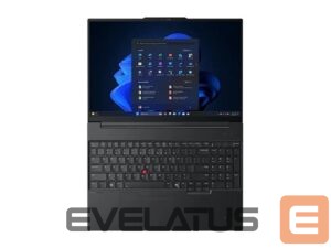 Sülearvuti Lenovo  ThinkPad E16 G3 Intel | Black | 16 " | IPS | WUXGA | 1920 x 1200 pixels | Anti-glare | Intel Core Ultra 7 | 255H | 32 GB | SO-DIMM DDR5 | Solid-state drive capacity 512 GB | Intel Arc 140T GPU Functions as Intel Graphics | Windows 11 Pro | 802.11ax | Bluetooth version 5.3 | Keyboard language English | Keyboard backlit | Warranty 36 month(s) | Battery warranty 12 month(s) 