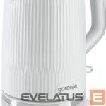 Чайник GORENJE  Kettle | K17DPW | Electric | 2200 W | 1.7 L | Stainless steel | 360° rotational base | White 