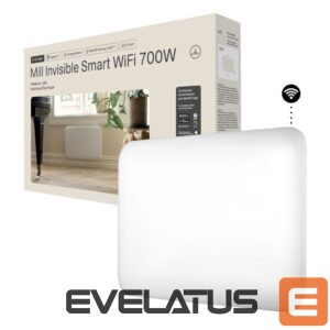 Radiaator Mill  Invisible Smart WiFi Heater | PA700WIFI4 | Panel Heater | 700 W | Suitable for rooms up to 9-12 m² | White | IPX4 
