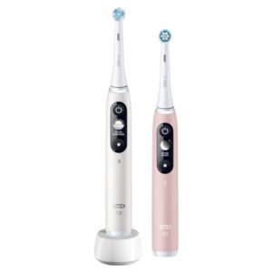 Hambahari Oral-B  Electric Toothbrush | iO6 DuoPack | Rechargeable | For adults | Number of brush heads included 2 | Number of teeth brushing modes 5 | White/Pink 