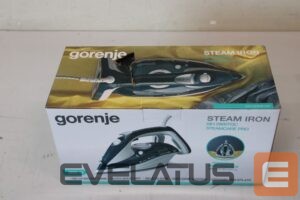 Triikrauad GORENJE  SALE OUT.  SIH2800TQC Steam Iron, Water tank 0,4 L, Continuous steam 35 g/min, Turquoise/White |  Steam Iron | SIH2800TQC | Steam Iron | 2800 W | Water tank capacity 350 ml | Continuous steam 35 g/min | Steam boost performance 100 g/min | Turquoise/White | DAMAGED PACKAGING, SCRATCHED 