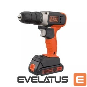 Kalakaubad Black & Decker  | Cordless Drill Driver | BCD001C2-QW | 18 V | 2x1.5 Ah | Lithium 