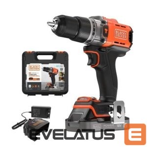 Kalakaubad Black & Decker  | Cordless Drill Driver | BCD383D1XK-QW | 18 V | 2.0 Ah | Lithium 
