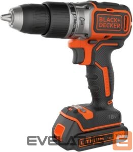 Interactive solution Black & Decker  18V Drill Driver with 2x2.0 Ah Batteries | BCD383D2XK-QW 