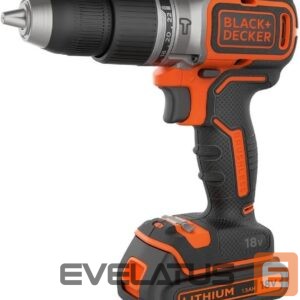 Interaktiivne lahendus Black & Decker  18V Drill Driver with 2x2.0 Ah Batteries | BCD383D2XK-QW 