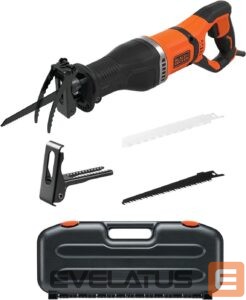 Wired headphones Black & Decker  | Reciprocating Saw with Kit Box | BES301K-QS | 750 W 