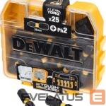 Aušintuvai DeWALT  DT70555T-QZ Extreme FLEXTORQ 25pc Set PH2 25mm in Small Bulk Storage Case 